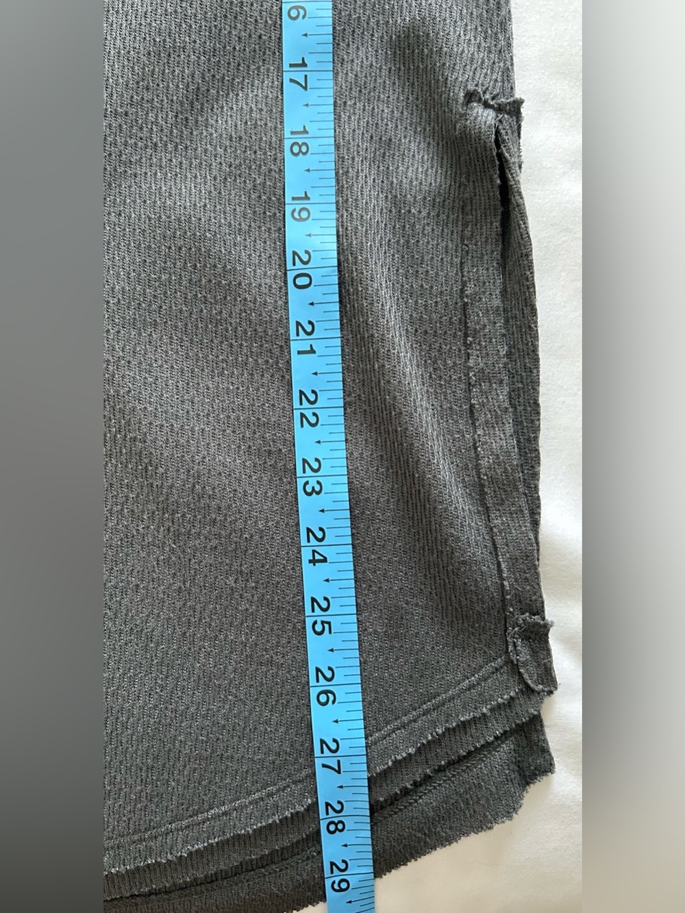 We The Free by Free People “Snowy” Thermal Tunic in Dark Grey - Picture 11 of 11